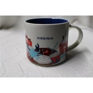 Starbucks wish you were here “Virginia” Themed Mug with Blue Interior